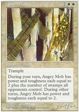 4x Angry Mob MTG 5th Edition NM Magic Regular