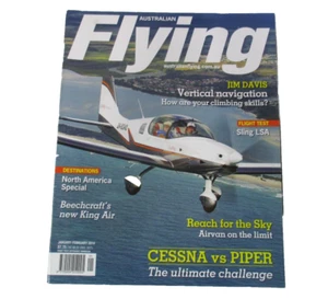 Australian Flying Magazine January - February 2014 Paperback Cessna Vs Piper - Picture 1 of 10
