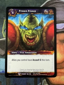Juego de cartas coleccionables World of Warcraft Twilight 102/220 Frozen Frenzy - Imagen 1 de 2
