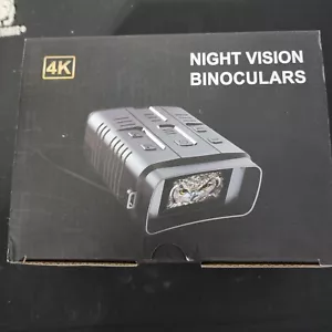 10X Zoom Digital Night Vision Binoculars 4K Infrared Night Vision Video Camera - Picture 1 of 2