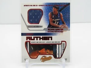 RICHARD HAMILTON 2002-03 FLEER AUTHENTIX GAME WORN TRIKOT! JORDAN! WIZARDS!  - Bild 1 von 2