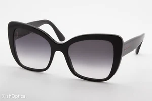 Gafas de sol graduadas Dolce & Gabbana DG4348 501/8G para mujer ojo de gato negras 54 mm - Imagen 1 de 10