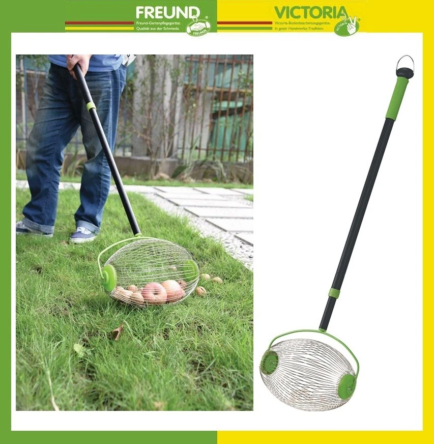 FREUND VICTORIA 68090 Obstsammler Nußsammler B 30 cm Teleskopstiel 110-167 cm - Bild 1 von 1