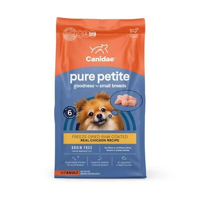 Canidae Pure Petite Chicken Recipe 4 Lb Small Breed Dry Dog Food Grain Free