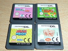 JOB LOT 4 NINTENDO DS DSI 3DS GAME CARTS Happy Cooking Maths Brain Assist U Band