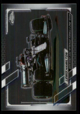 2021 Topps Chrome Formula 1 #96 Lewis Hamilton/F1 Cars - Image 1 of 2
