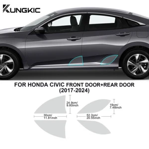 For Honda Civic CIC Sedan 2019-2021 Door Corner Precut Paint Protection Film PPF - Foto 1 di 13