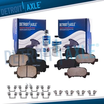 Disco de 4 ruedas de 3,0 L EE. UU. para Toyota Camry 2000 2001 pastillas de freno delanteras y traseras de cerámica Foto 1 de 4