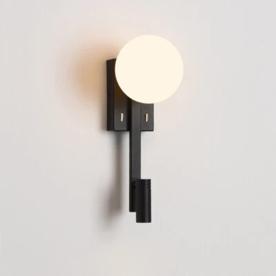 8W LED Wall Spotlight Swivel Headboard Reading Light G9 Bulb Lamp Fixture Switch - Image 1 of 4