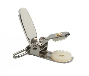 Neu Metall Halter Einsatz Schnuller poliertes Nickel Hosenträger Clips Fäustling 1" - Bild 1 von 15