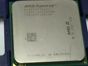 AMD Opteron 2Ghz Dual-Core, 64-Bit, 95W, OSA870FAA6CC, Test-PASS , W:30d - Picture 1 of 8
