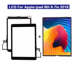 For iPad 6th 9.7" 2018 A1893/A1954 LCD Display Touch Screen Replacement Lot - Photo 1/22