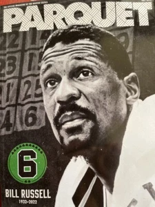 2022-2023 BOSTON CELTICS PARQUET MAGAZINE BILL RUSSELL 128 PAGES NBA FINALS - Picture 1 of 3