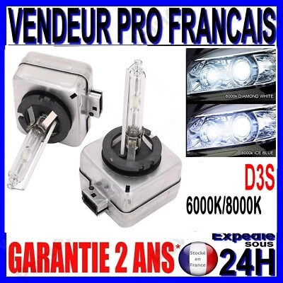 AMPOULE D3S 35W EN 6000K 8000K LAMPE POUR PHARE FEU D ORIGINE HID AU XENON 12V - Image 1 of 4