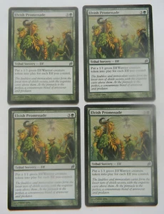ELVISH PROMENADE : MTG : 2007 : LORWYN : VERY FINE : SET OF 4 - Picture 1 of 2