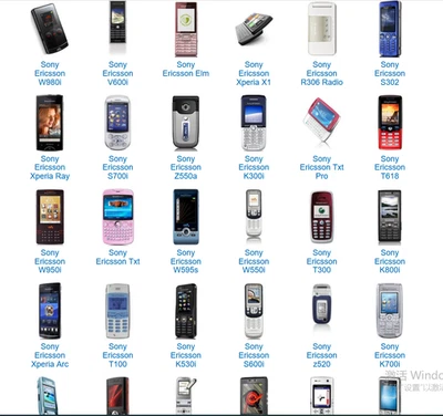 Sony Ericsson W902 W100 W20 W995 W850 W880 W302 W300 W890 WT19 W200 W996 - Image 1 of 4