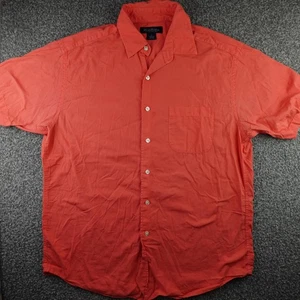 Brooks Brothers Shirt Mens Medium Button Up Short Sleeve Pocket Casual Dress - Picture 1 of 15