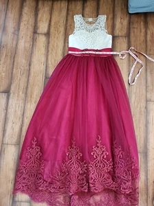 Party Hochzeit Jahrestag Quinceaneras Mädchen Kleid Größe 10-12 - Bild 1 von 6