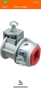 SG380AST Druckguss Zink isolierter Hals gerader Verbinder 3/8 Zoll Sattelgriff - Bild 1 von 2