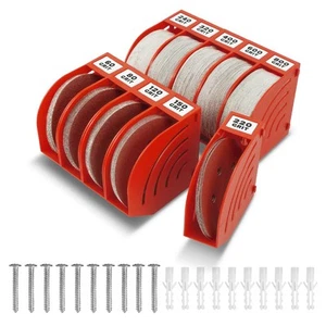 6 Inch Sanding Disc Storage Box, Sandpaper Organizer with 10 Bins – Space-Sav... - Picture 1 of 9