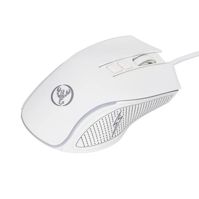 White Mechanical Mouse Colorful Shine Adjustable 3600dpi RGB Ergonomic Wired HOT - Image 1 of 4