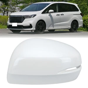 Left Door Mirror Cover House Cap For Honda Odyssey Elysion 2015-2022 Pearl White - Picture 1 of 12