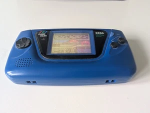 Blue Game Gear with Carry Case and Extras *Please Read Description!* - Picture 1 of 10