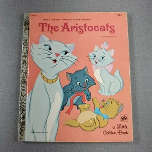 The Aristocats ~ Little Golden Book Disney D122 First Edition 1970 Hardcover - Bild 1 von 7