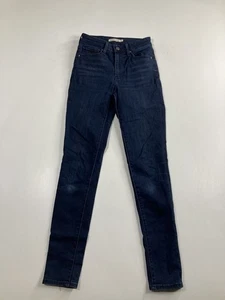 Jeans LEVI’S 721 HIGH RISE SKINNY - W27 L30 - Azul marino - Excelente estado - Para mujer - Imagen 1 de 8