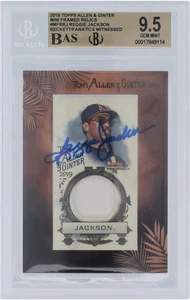 Reggie Jackson Angels Signed 2019 Topps Allen & Ginter #MFR-RJ BAS 9.5/10 Card - Picture 1 of 2