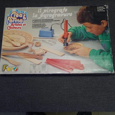 CREA E FORMA IL PIROGRAFO GIOCO VINTAGE IL FARO - Immagine 1 di 4
