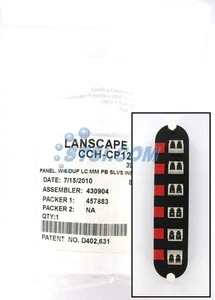 Corning CCH-CP12-A7 Patch Panel, 6 LC Duplex OM1 Multimode 62.5 Adapters ~STSI - Picture 1 of 4
