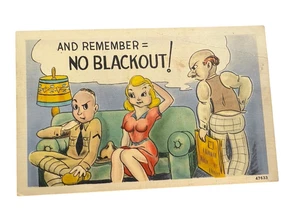 Postal Segunda Guerra Mundial Ejército Humorresca Postal Firmada 1945 Publicada San Antonio Texas - Imagen 1 de 2