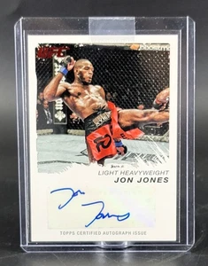 2011 Topps UFC Moment of Truth Autographs Red #CS-JJ Jon Jones 5/8 Redemption - Picture 1 of 2