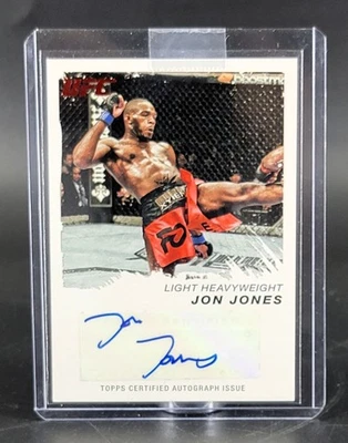 2011 Topps UFC Moment of Truth Autographs Red #CS-JJ Jon Jones 5/8 Redemption - Image 1 of 2