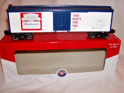 Lionel 6-85248 Anheuser Busch Budweiser Woodside Reefer O 027 MIB 2018 New - Image 1 of 4