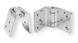 55 56 57 Chevy Nomad puerta trasera bisagras aluminio pulido 1955 1956 1957 Chevrolet - Imagen 1 de 12