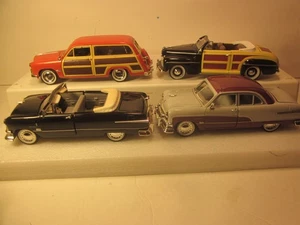 ARKO/NMM,1/32, LOT/4 CLASSIC FORDS ,'46 WOOD CONV. '49 WAGON, '51 COUPE/CONV. - Picture 1 of 12