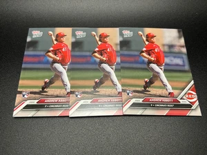ANDREW ABBOTT 2024 Topps NOW ROAD TO OPENING DAY REDS RC #OD-215 LOT OF 3 CARDS - Picture 1 of 1