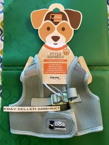 THE DOG WALKER COMPANY MESH HARNESS MINT GREEN PUPPY/DOG MEDIUM NWT - Picture 1 of 2