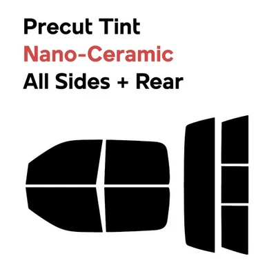 Película de ventana precortada auto nano tinte cerámico para Dodge Ram 2500 2010-2026 doble cabina Foto 1 de 4
