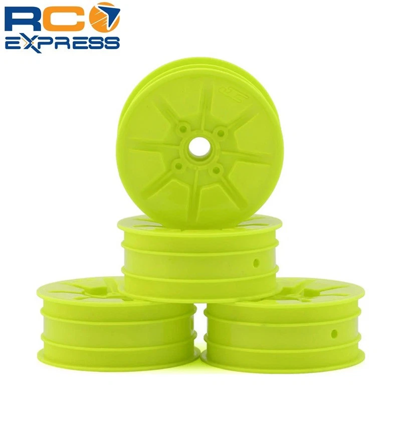 JConcepts RC10 Pioneer 2.2 Bearing Front Wheels (Yellow) (4) JCO3463Y - Image 1 of 1