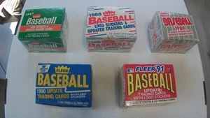 1987 1988 1989 1990 1991 Fleer Update Baseball Sets Mint Factory Sealed !! - Picture 1 of 2
