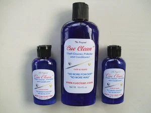 LARGE SIZE! "CUE CLEAN" REFILL- - 10.4 oz (308 ml) Plus two 2.5 oz bottles. - Picture 1 of 1