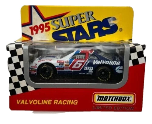 Matchbox 1995 Super Stars Series II Valvoline Racing #6 1:64 Mark Martin NASCAR - Image 1 of 1