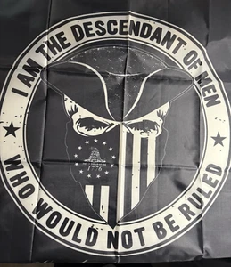I Am The Descendant Of Men Who Would Be Goled Bandera/Banner 3×5 pies - Imagen 1 de 8