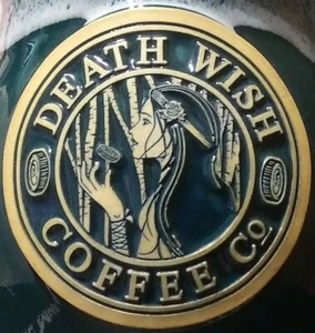 Death Wish Coffee 2018 Golden Ticket Frau Perchta Pretty Witch mug ONLY 411/7000 - Picture 1 of 8