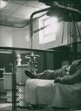 Medical equipment being used - Vintage photograph