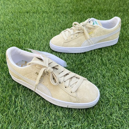 PUMA Suede Classic XXI Sneakers Spring Moss Puma White Suede Shoes Women’s 7.5