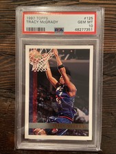 Tracy McGrady RC #125 - 1997 Topps - PSA 10 GEM MT